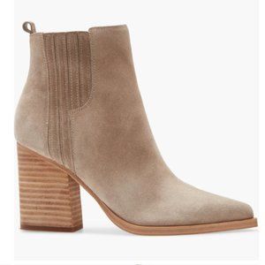 MARC FISHER LTD Oshay Pointed Toe Bootie in Light Grey Suede Sz 11 - BNIB!!